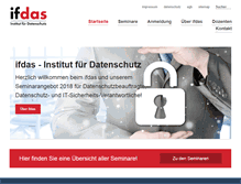 Tablet Screenshot of ifdas.de